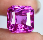 22.90 Ct Natural Ceylon Pink Sapphire Gie Certified Asscher Cut Loose Gemstone