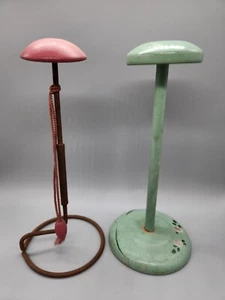 Paar antike Hut-/Müllerständer - Bild 1 von 10