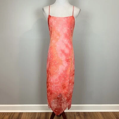 Vestido sin Mangas Rosa Rampage De Colección Años 90 Pañuelo Dobladillo Talla M/L Foto 1 de 4