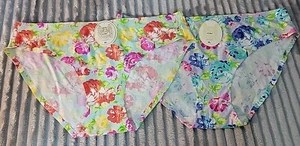 Mopas Floral XL Nylon Spandex Invisible No Show Laser Cut Panty Brief Underwear - Picture 1 of 7