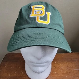 Baylor University BU Bears Top Of The World Adjustable Cap Dad Hat Green Gold - Picture 1 of 9