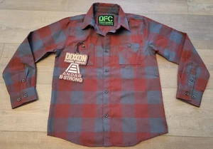 Dixxon Flannel Co DFC Andar B Strong Collab Youth Division Plaid NWT Size Medium - Picture 1 of 7