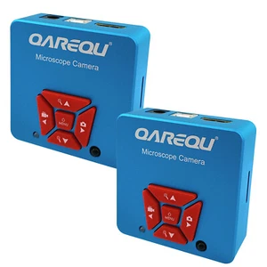 2 Lotes QAREQU Microscopio Digital HDMI USB Industrial Aluminio Cámara Grabadora - Imagen 1 de 10