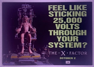 Iron Maiden Blaze Flyer Postcard Original Vintage EMI Promo The X Factor 1995 - Picture 1 of 14