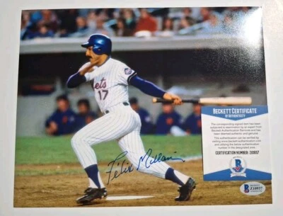 Felix Millan Autographed Signed 8x10 Beckett Coa #Z10937 - Image 1 of 2