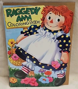 Raggedy Ann Coloring Book (1310-15) Johnny Gruelle, Saalfield Pub. 1951 - Picture 1 of 8