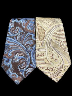 Corbatas de seda de cachemira Tasso Ella para hombre Foto 1 de 3