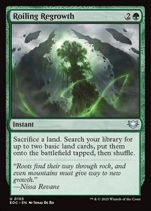*MtG: 4x Roiling Regrowth - Commander: Etch of Eternities poco común - magicman* - Imagen 1 de 1