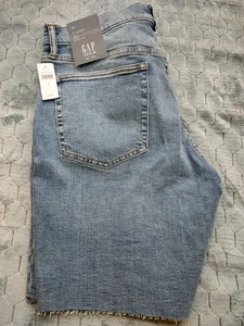 Gap Men's Denim Shorts Size 34 NWT Blue 9" Inseam Jean Stretch Waistband(54.99) - Picture 1 of 10
