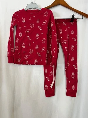 NUEVO CON ETIQUETAS Carter's Muñeco de Nieve Rojo Niño Niñas Pijama Conjunto Niños Algodón Navidad Muchas Tallas Foto 1 de 4