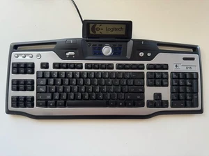Logitech G15 Gaming Keyboard Y-UG75 USB LCD Screen Programmable Keys Tested - Picture 1 of 8