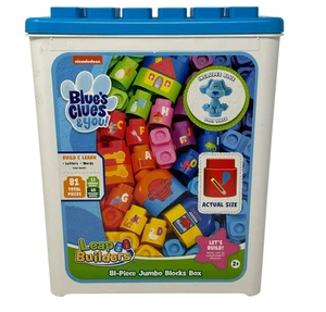 BLUES CLUES & YOU LeapFrog Leap Builders Jumbo Blocks Box 95% Komplett 2020 - Bild 1 von 6
