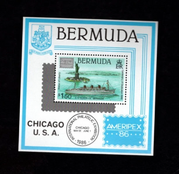 Bermuda sc#508 (1986) Souvenir Sheet MNH - Image 1 of 1