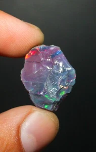 Black Opal Rough AAA welo flashy fire multi color raw black opal stone 15.75 Cts - Picture 1 of 3