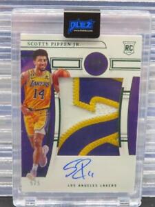 2022-23 National Treasures Scotty Pippen Jr Emerald Rookie Patch Auto #5/5