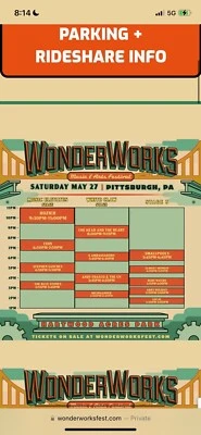 WonderWorks Hozier Ticket - Image 1 of 2