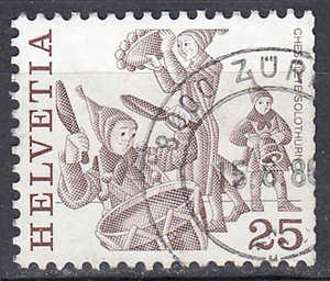 Suiza Estampada Celebraciones Fiestas Juegos Tradición Traje Cultura Campana / 373 - Imagen 1 de 1