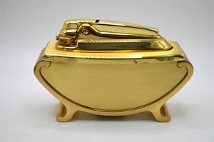 Vintage Brass Ronson Varaflame Table Lighter Complete Untested - Bild 1 von 13