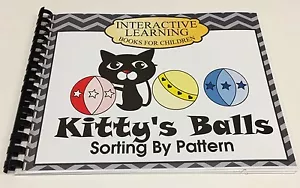 Interactive Learning Books for Children - Patterns - w/ 36 Laminated Cards - Picture 1 of 3