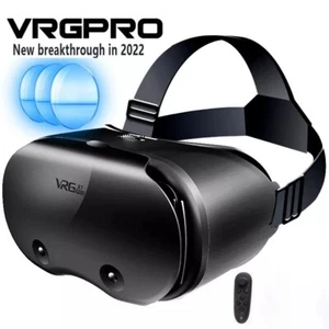 VR Headset Virtual Reality For Smartphone 3D View Adaptable With Remote Control - Picture 1 of 17