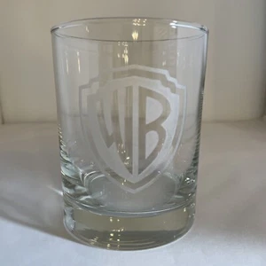 Vintage Raised Etched WB Warner Bros 12oz Glass - Picture 1 of 7