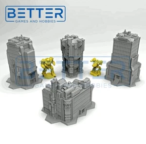Commercial Pack 2 (6mm Scale) 3d printed Terrain, Battletech, E-PIC, Titan - Picture 1 of 6