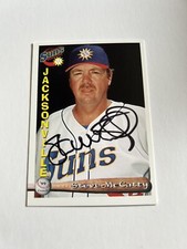 Steve McCatty Signed 1999 Grandstand Jacksonville Suns Card 