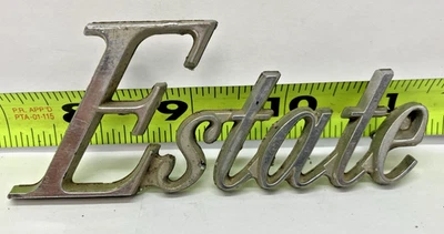 Emblema de painel Qtr fabricante de equipamento original 8739651/9616496 1969-71 Chevrolet Kingswood Estate (683) - Imagem 1 de 4