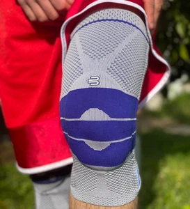 Bauerfeind GenuTrain Size 4 Knee Joint Brace Patella Support Meniscus ACL Hinge - Picture 1 of 20