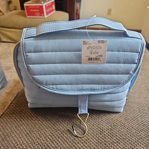 BabyBlue 26" ausklappbare Conair Kosmetik/Zubehör Tasche-Neu mit Etikett 12"x 9,5" Reißverschluss Hakenbehang - Bild 1 von 17