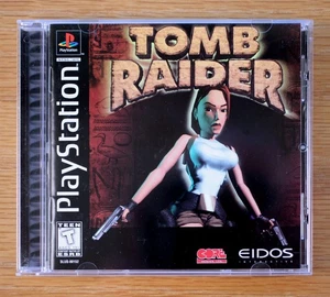 Tomb Raider Playstation 1 PS1 Completo CIB Auténtico *Nuevo+ Como Nuevo* Sony OEM 1996 - Imagen 1 de 9