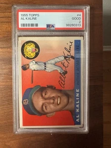 AL KALINE 1955 TOPPS PSA GOOD 2 DETROIT TIGERS - Picture 1 of 2