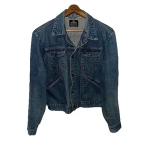 Vintage 70s Maverick Blue Bell Denim Trucker Jacket Distressed Gr. 40 Made In USA - Bild 1 von 24