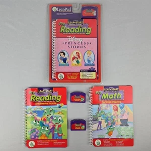 LeapPad Leap Start 1 Reading Math Cartridge & Books - Disney Princesses - Picture 1 of 17