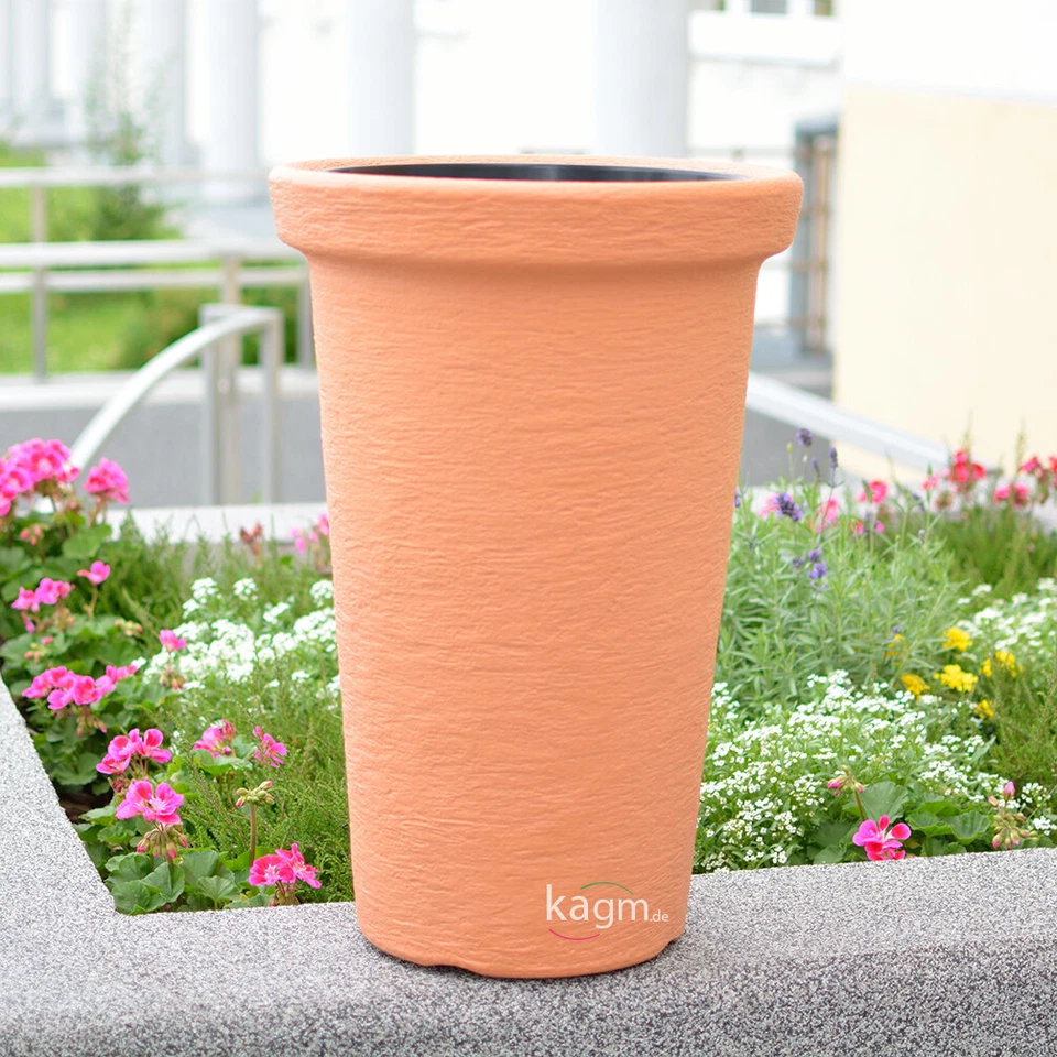 Blumenkübel Blumentopf Pflanzkübel Übertopf SET Pflanzeinsatz 4 Farben 3 Größen - Bild 1 von 1