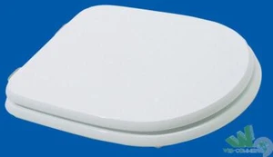 COPRIVASO TAVOLETTA SEDILE WC COPRIWATER LEGNO ARETUSA LACCATO BIANCO 36x46 cm - Foto 1 di 3