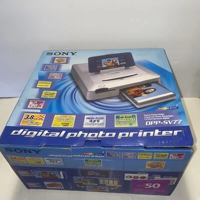 Sony DPP-SV77 Digital Photo Printer with Fold-up Monitor New - Image 1 of 3