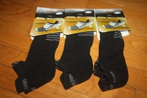 Totalmente Nuevos Unisex Thorlos Experia Prolite 2 Pares Sin Mostrar Pestaña Calcetines XPTU Negro - Imagen 1 de 9