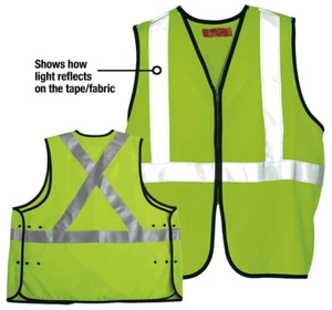 Hi Visibility Vest Reflective Industrial Class 2 Uniform REED - Picture 1 of 1