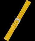 NEW-TIMEX 16MM YELLOW CROC.  LEATHER BAND,STRAP+ REPLACING TOOL   T7B942