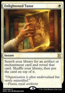 Magic the Gathering MTG Enlightened Tutor (9) Eternal Masters LP - Picture 1 of 1