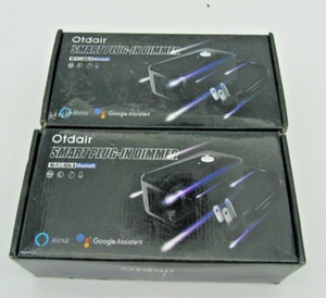 2 Pack Smart Dimmer Plug, Otdair Bluetooth WiFi Plug-in Dimmer - Picture 1 of 5