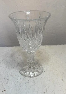 Vintage 8" Crystal Goblet Wine Water Glass - Picture 1 of 2