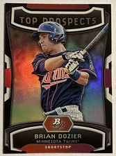 2012 Bowman Platinum Top Prospects BRIAN DOZIER #TP-BD Twins