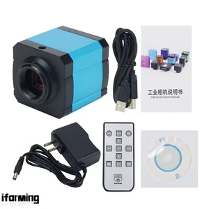 HY-2307 Telecamera Microscopio Industriale 14MP HDMI/USB Supporto Uscita Scheda TF - Foto 1 di 8