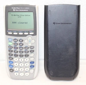 Texas Instruments TI-84 Plus Silver Edition Calcolatrice Grafica FUNZIONA! guc! - Foto 1 di 18