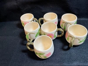7 Franciscan Desert Rose Short Coffee / Tea Mugs item DR6 - Picture 1 of 5