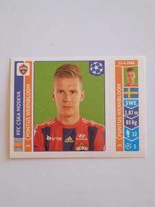 #387 Pontus Wernbloom PFC CSKA Moskva - 2014/15 Panini Champions League