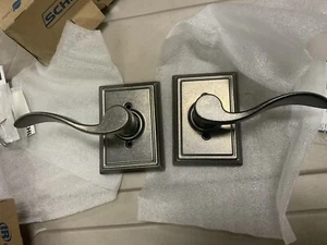 Schlage F170 ACC 621 ADD Accent Right OR Left Dummy Knob Distressed Nickel - Picture 1 of 18