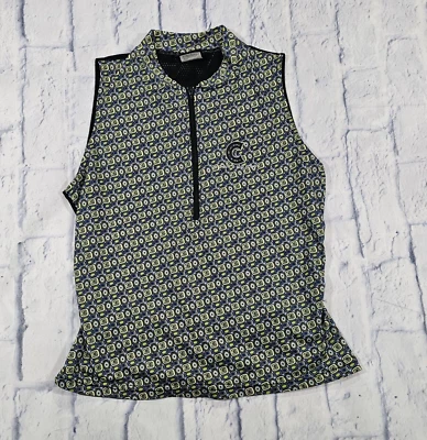 Cannondale WOMENS SIZE LARGE Top Vest Half Zip Bike Jersey Cycling Pockets - Image 1 of 4